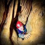Caver in Wookey Hole